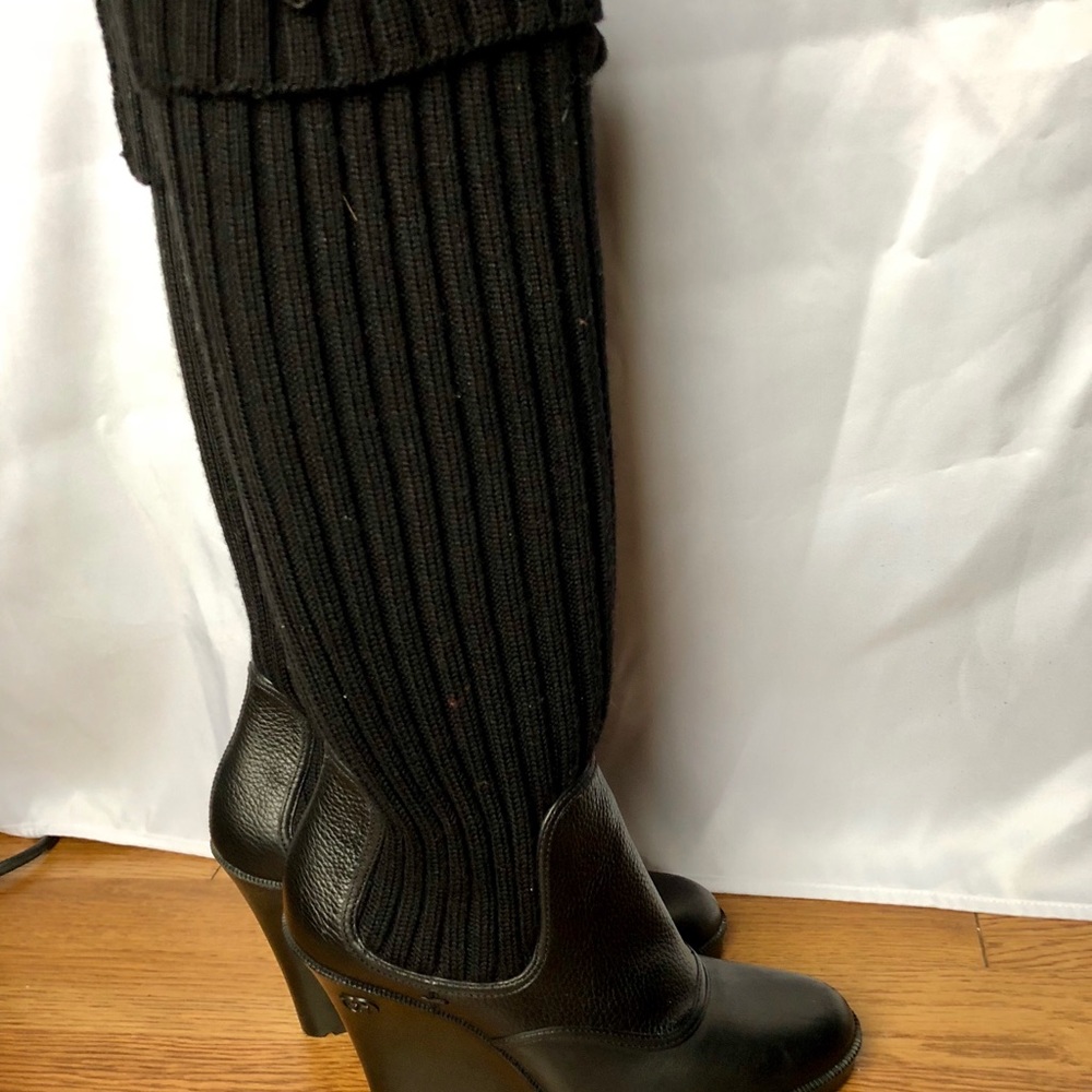 Gucci Boots Black Leather